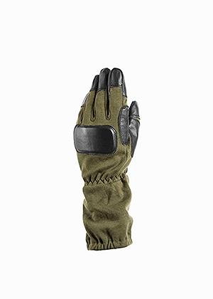 OPENLAND OPERATOR GLOVES COWHIDE LEATHER OD GREEN