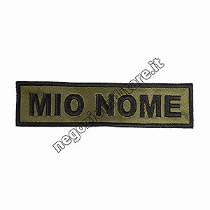 EMBROIDERED NAME TAG